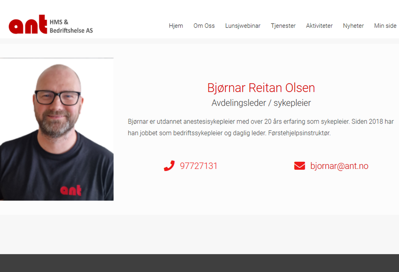 ANT bedriftshelsetjeneste
