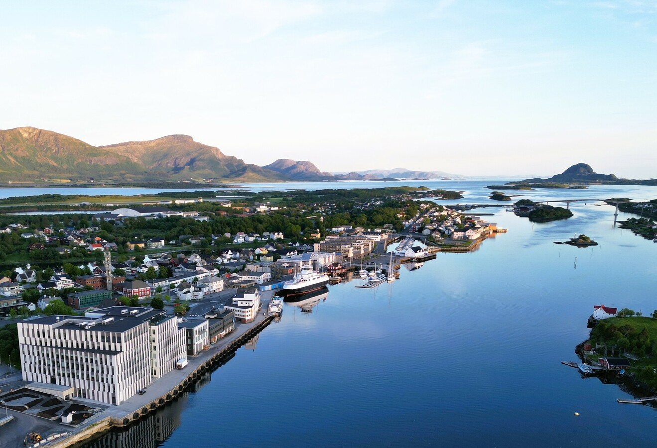 Dronebilde Brønnøysund